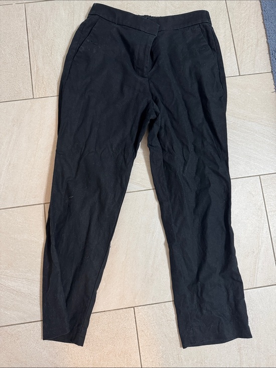 J. Crew Pants - Linen ankle pants with stretchy back